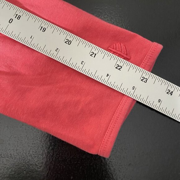 Coolibar T-Shirt Dress M UPF 50+ Roll Tab Sleeve Pink Beach Cover Up Hiking - Picture 11 of 12